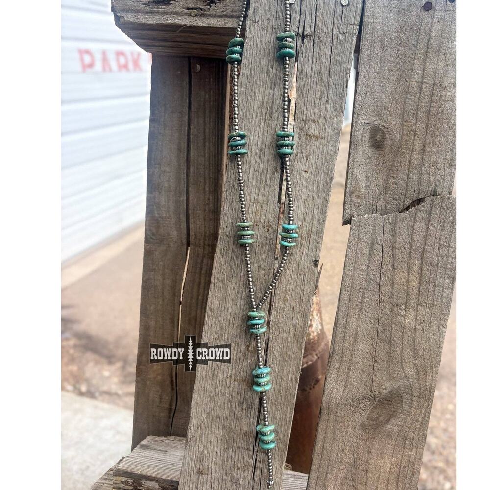 Sonoma Stone Necklace | Turquoise Western Lariat Necklace
